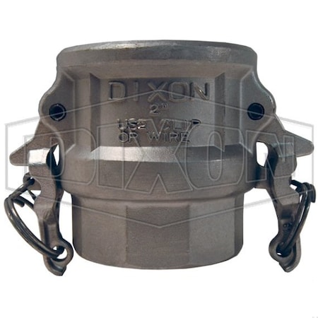 Dixon Boss-Lock Type D Cam and Groove Coupler, 3/4 x 1/2 in Nominal, Female Coupler x FNPT End Style, Dom RD050BL